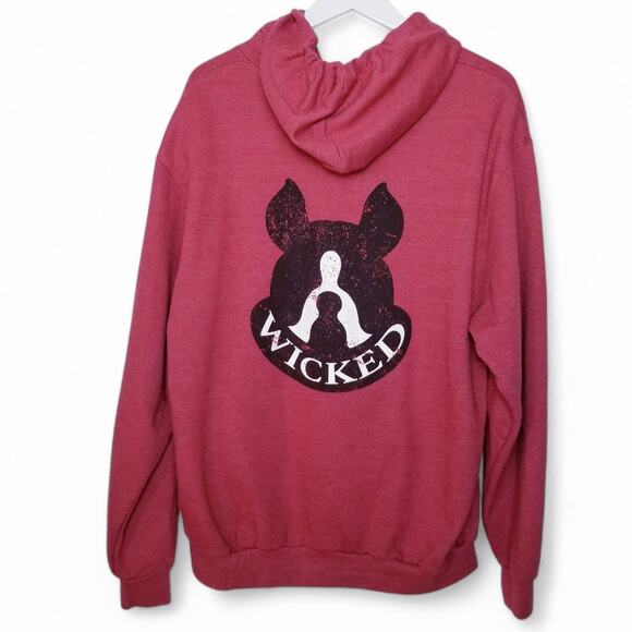 WICKED DOG Logo Full-Zip Cotton/Poly Hoodie - Large - Picture 3 of 5